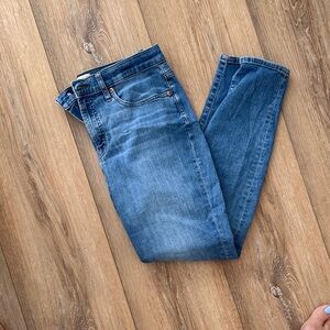 J. Crew Women's Skinny Jeans in Medium Blue Denim